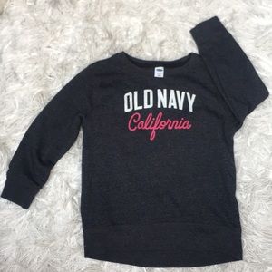 ⬇️ 2 Marked Listings for $25 - Girls Old Navy Logo Pullover Sweatshirt